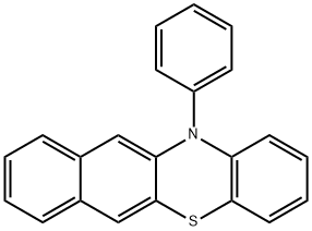 12H-Benzo[b]phenothiazine, 12-phenyl- Structure