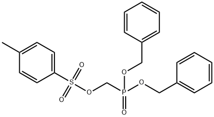 Phosphonic acid, [[[(4-methylphenyl)sulfonyl]oxy]methyl]-, bis(phenylmethyl) ester (9CI) Structure