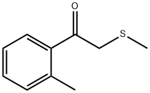 Ethanone, 1-(2-methylphenyl)-2-(methylthio)- Structure