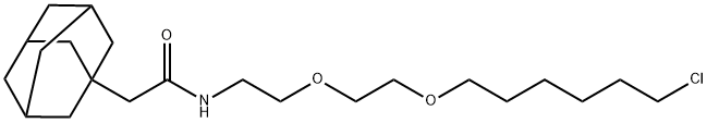 Tricyclo[3.3.1.13,7]decane-1-acetamide, N-[2-[2-[(6-chlorohexyl)oxy]ethoxy]ethyl]- Structure