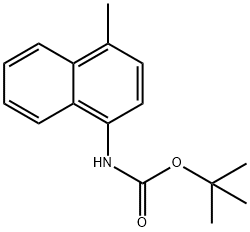 tert-butyl (4-methylnaphthalen-1-yl)carbamate Structure