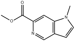 1H-Pyrrolo[3,2-c]pyridine-6-carboxylic acid, 1-methyl-, methyl ester Structure
