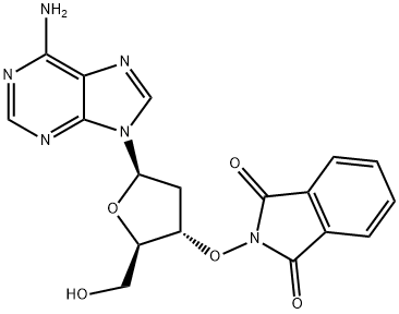 2',3'-dideoxy-3'-[(1,3-dihydro-1,3-dioxo-2H-isoindol-2-yl)oxy]-Adenosine Structure