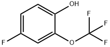 Phenol, 4-fluoro-2-(trifluoromethoxy)- Structure