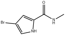 1H-Pyrrole-2-carboxamide, 4-bromo-N-methyl- Structure