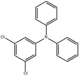 (3,5-Dichloro-phenyl)-diphenyl-amine 구조식 이미지