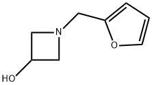 3-Azetidinol, 1-(2-furanylmethyl)- Structure