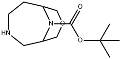 8-Oxa-3,10-Diaza-Bicyclo[4.3.1]Decane-10-Carboxylic Acid Tert-Butyl Ester(WX120374) 구조식 이미지