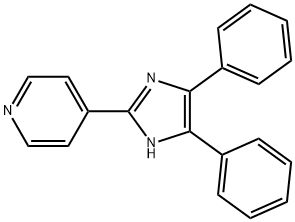 Pyridine, 4-(4,5-diphenyl-1H-imidazol-2-yl)- 구조식 이미지