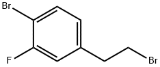 1-Bromo-4-(2-bromoethyl)-2-fluorobenzene 구조식 이미지