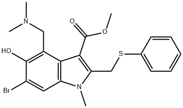 Arbidol Impurity 14 구조식 이미지