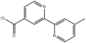 4''-Methyl[2,2''-bipyridine]-4-carbonyl Chloride 구조식 이미지