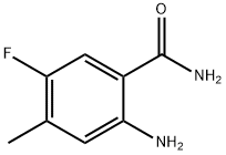 Benzamide, 2-amino-5-fluoro-4-methyl- 구조식 이미지