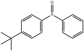 Benzene, 1-(1,1-dimethylethyl)-4-(phenylsulfinyl)- Structure