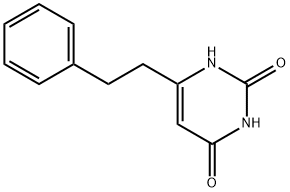 2,4(1H,3H)-Pyrimidinedione, 6-(2-phenylethyl)- Structure