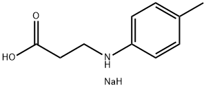 sodium 3-[(4-methylphenyl)amino]propanoate Structure