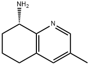 (S)-3-Methyl-5,6,7,8-tetrahydroquinolin-8-amine 구조식 이미지