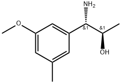 (1S,2R)-1-AMINO-1-(3-METHOXY-5-METHYLPHENYL)PROPAN-2-OL Structure