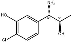 5-((1S,2R)-1-AMINO-2-HYDROXYPROPYL)-2-CHLOROPHENOL Structure