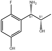 3-((1S,2S)-1-AMINO-2-HYDROXYPROPYL)-4-FLUOROPHENOL Structure