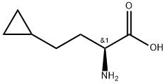 (S)-2-Amino-4-cyclopropylbutanoic acid 구조식 이미지