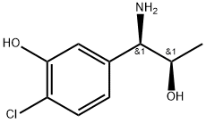 5-((1R,2R)-1-AMINO-2-HYDROXYPROPYL)-2-CHLOROPHENOL Structure