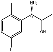 (1S)-1-amino-1-(5-fluoro-2-methylphenyl)propan-2-ol Structure