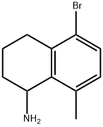 5-BROMO-8-METHYL-1,2,3,4-TETRAHYDRONAPHTHYLAMINE Structure