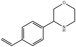 Morpholine,3-(4-ethenylphenyl)- 구조식 이미지