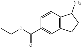 ethyl 1-amino-2,3-dihydro-1H-indene-5-carboxylate Structure