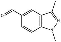 1,3-Dimethylindazole-5-carbaldehyde 구조식 이미지