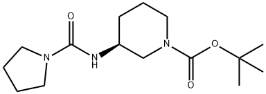 (S)-tert-Butyl 3-[(pyrrolidin-1-yl)carbonyl]aminopiperidine-1-carboxylate Structure