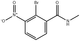 2-Bromo-N-methyl-3-nitrobenzamide Structure