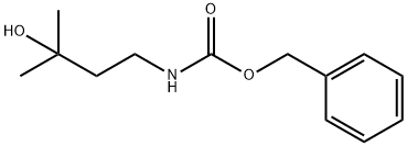 Benzyl N-(3-hydroxy-3-methylbutyl)carbamate 구조식 이미지