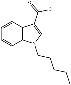 1-Pentyl-1H-indole-3-carbonyl chloride 구조식 이미지