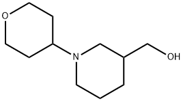 3-Piperidinemethanol, 1-(tetrahydro-2H-pyran-4-yl)- Structure