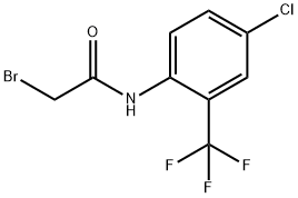 Acetamide, 2-bromo-N-[4-chloro-2-(trifluoromethyl)phenyl]- Structure