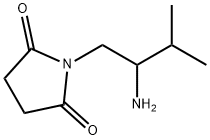 2,5-Pyrrolidinedione, 1-(2-amino-3-methylbutyl)- 구조식 이미지