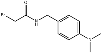 Acetamide, 2-bromo-N-[[4-(dimethylamino)phenyl]methyl]- Structure