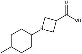 3-Azetidinecarboxylic acid, 1-(4-methylcyclohexyl)- Structure