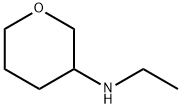 2H-Pyran-3-amine, N-ethyltetrahydro- Structure