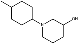 3-Piperidinol, 1-(4-methylcyclohexyl)- Structure