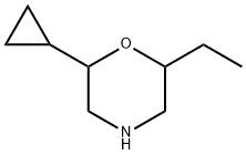 Morpholine,2-cyclopropyl-6-ethyl- 구조식 이미지