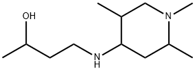 2-Butanol, 4-[(1,2,5-trimethyl-4-piperidinyl)amino]- Structure