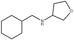 3-Furanamine, N-(cyclohexylmethyl)tetrahydro- Structure