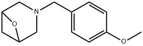 6-Oxa-3-azabicyclo[3.1.1]heptane, 3-[(4-methoxyphenyl)methyl]- Structure