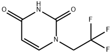 1-(2,2,2-Trifluoroethyl)pyrimidine-2,4(1H,3H)-dione Structure