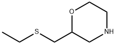 Morpholine, 2-[(ethylthio)methyl]- 구조식 이미지