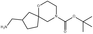 Tert-Butyl 2-(Aminomethyl)-6-Oxa-9-Azaspiro[4.5]Decane-9-Carboxylate(WX100739) Structure