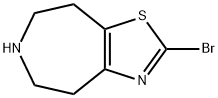 2-bromo-5,6,7,8-tetrahydro-4H-thiazolo[4,5-d]azepine 구조식 이미지